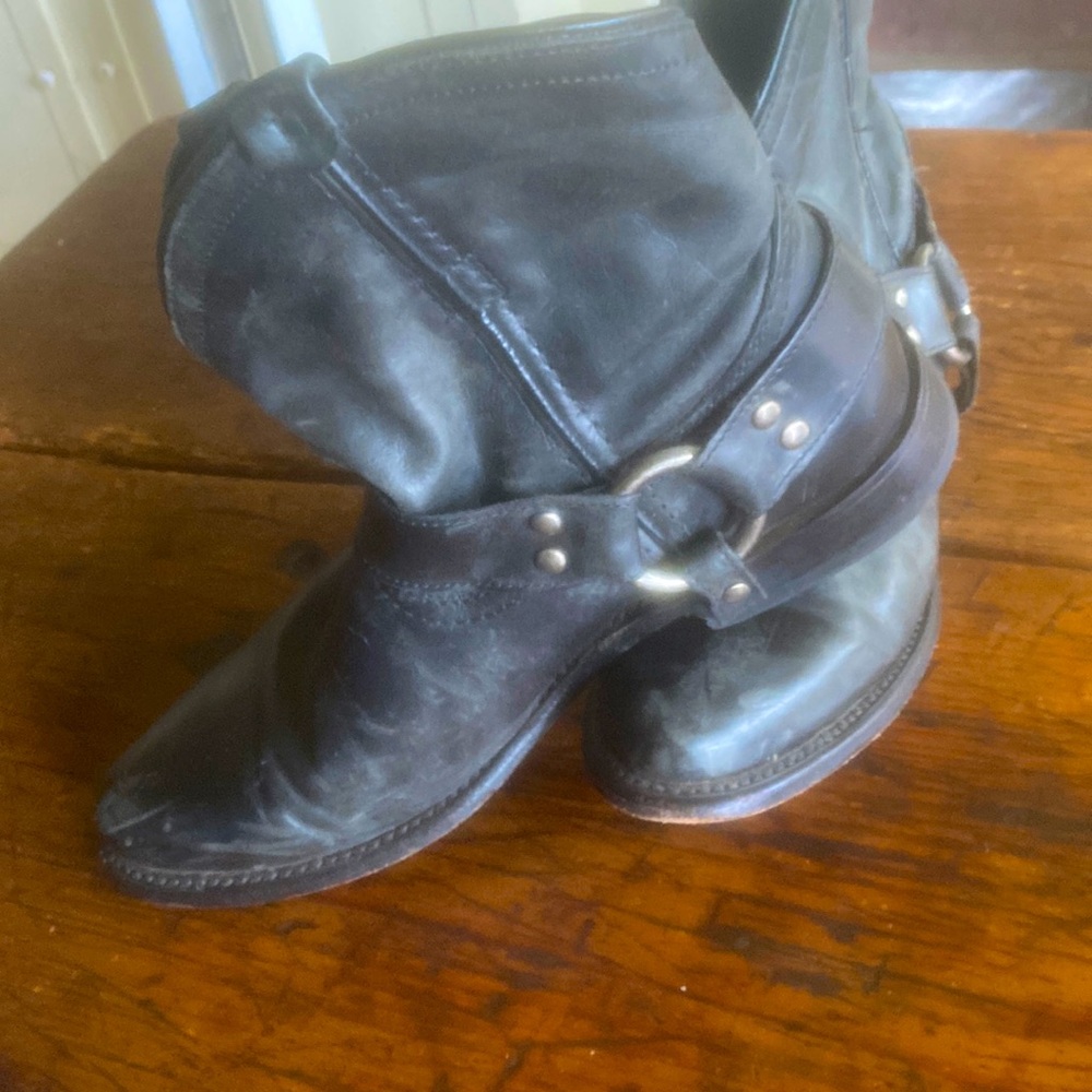 Frye short moto boots